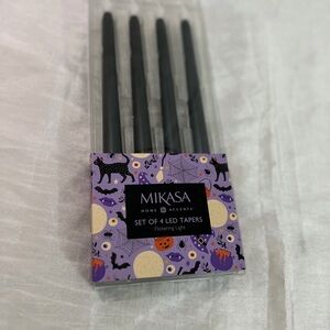 Mikasa Home Accents Set of 4 LED
Taper Candles Flickering Battery Operated